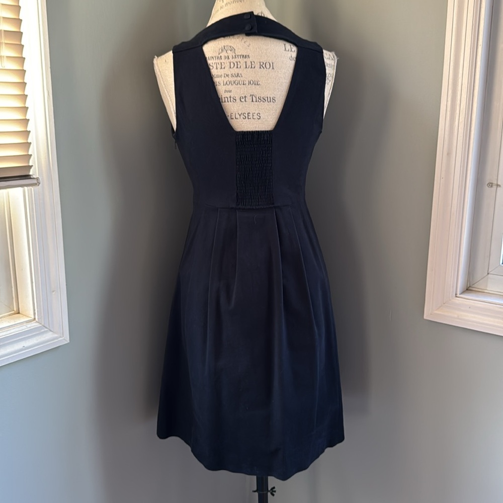 Anthropologie Moulinette Soeurs embroidered fit and flare shift dress EUC size 6 - Picture 6 of 11